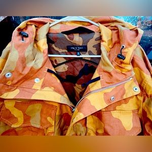 Authentic Designer Men’s/Women’s Rag & Bone Camo Jacket NWOT